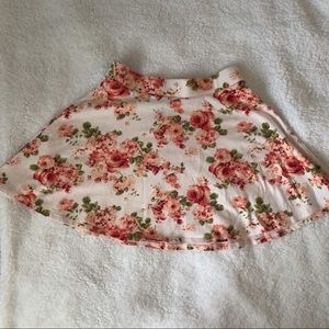 Floral skater skirt